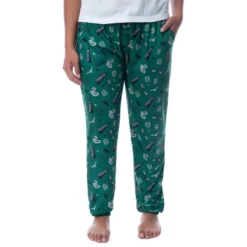 Harry Potter Womens' Hogwarts House Sleep Jogger Pajama Pants-All Houses -Pure Wear Store GUEST 3beee48a 8bf9 4b0b 9da4 de260390e750