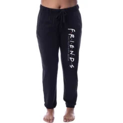 Friends TV Show Logo Womens' Sleep Jogger Loungewear Pajama Pants Black -Pure Wear Store GUEST 3d1ac3f8 83d7 4fc5 9434 5c1ea469dd14