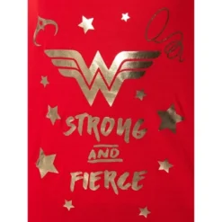 DC Comics Girls' Wonder Woman Strong And Fierce Shirt And Shorts Pajama Set Strong And Fierce -Pure Wear Store GUEST 40a92bed 40e2 4885 875b 3e9d16a99d35