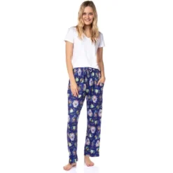 Disney Womens' Encanto Movie The Family Madrigal Characters Pajama Pants Purple