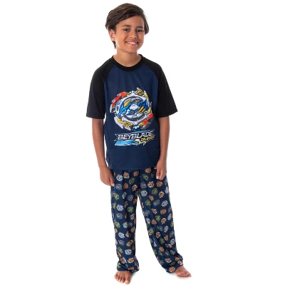 Beyblade Burst Boys' Wizard And Spinner Tops 2 Piece Pant/Raglan Pajama Set Beyblade - Ace Dragon 4 Beyblade Burst Boys' Wizard And Spinner Tops 2 Piece Pant/Raglan Pajama Set Beyblade - Ace Dragon - Image 4