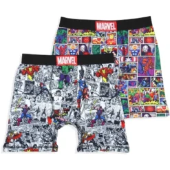 Marvel Mens' 2 Pack Vintage Superhero Comic Boxers Underwear Boxer Briefs Multicolored -Pure Wear Store GUEST 432eba4b 2673 4bef 86f5 da24263ad81e