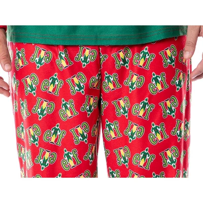 Elf The Movie Mens' Buddy I Like Smiling, Smiling's My Favorite Pajama Set Smiling's My Favorite 3 Elf The Movie Mens' Buddy I Like Smiling, Smiling's My Favorite Pajama Set Smiling's My Favorite - Image 3