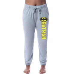 DC Comics Womens' Batman Classic Bat Logo Sleep Jogger Pajama Pants Grey -Pure Wear Store GUEST 46774842 b0a0 4391 9414 0f07a8926186