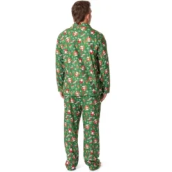 Elf The Movie Mens' Film OMG! Santa! I Know Him! Sleep Pajama Set Green -Pure Wear Store GUEST 4694f313 e708 4757 b0a2 b1019365efcc