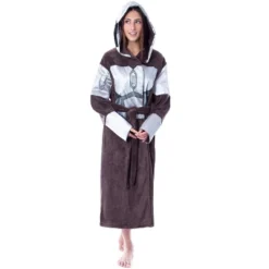Star Wars Adult The Mandalorian Costume Fleece Robe Bathrobe For Men Women Brown -Pure Wear Store GUEST 4715895d 5f25 4564 8630 3da65f1cf109