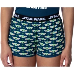 Star Wars Women's The Mandalorian Baby Yoda Racerback Tank Shorts Pajama Set Blue -Pure Wear Store GUEST 4798ef56 5f1f 4591 9c5f b9457567d441
