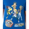 Beyblade Burst Boys' Spinner Tops 4 Characters And Ace Dragon T-Shirt Royal Blue