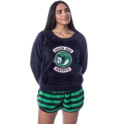 Riverdale Womens' Southside Serpents Sweater And Shorts Sleep Pajama Set Black 13 Riverdale Womens' Southside Serpents Sweater And Shorts Sleep Pajama Set Black -Pure Wear Store GUEST 48aaa74e 2727 4d4f b7da f54bccc18333