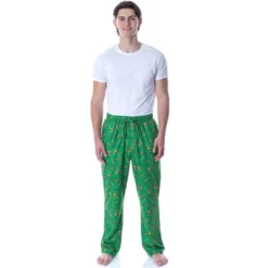 Nickelodeon Men's Teenage Mutant Ninja Turtles TMNT Loungewear Pajama Pants Green