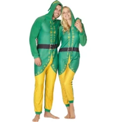 INTIMO Elf The Movie Mens Buddy The Elf One Piece Costume Pajama Set -Pure Wear Store GUEST 492449b9 322a 4a66 9942 064f80cd51bd