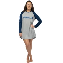 Juniors Harry Potter Hogwarts Houses Pajama Nightgown Raglan Sleep Shirt -Pure Wear Store GUEST 4c7cfeb8 541c 4a71 8d82 024b17bccaaa