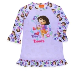Nickelodeon Toddler Girls' Dora The Explorer Sleep Pajama Dress Nightgown Purple -Pure Wear Store GUEST 51d5de34 288e 455b 8ef6 7a9be983d648