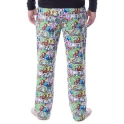 Nickelodeon Mens' Garfield And Jon Classic Comic Strip Lounge Pajama Pants Multicolored