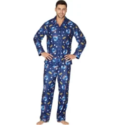 The Polar Express Adult Believe Button-Front Coat Shirt And Pants Pajama Set -Pure Wear Store GUEST 53495075 14f3 4db9 b6c1 d3d384d3a984
