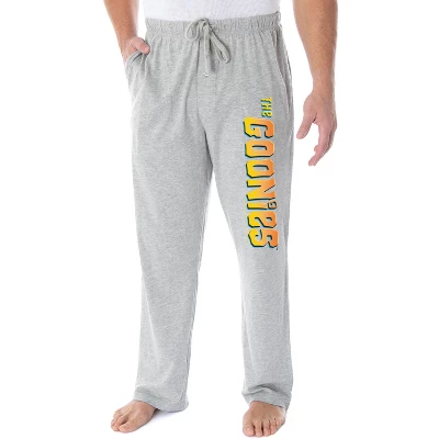 The Goonies Men's Classic Movie Logo Loungewear Sleep Bottoms Pajama Pants Heather Grey 3 The Goonies Men's Classic Movie Logo Loungewear Sleep Bottoms Pajama Pants Heather Grey - Image 3