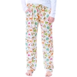 Star Wars Womens' The Mandalorian The Child Tropical Sleep Pajama Pants White -Pure Wear Store GUEST 54c0eb40 276c 4ef6 a77f 7a3d665976b0