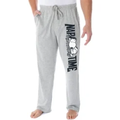 Peanuts Adult Snoopy Nap Time Character Loungewear Sleep Pajama Pants Heather Grey -Pure Wear Store GUEST 57a8b9a9 4c35 4414 811f 9e190af2e416