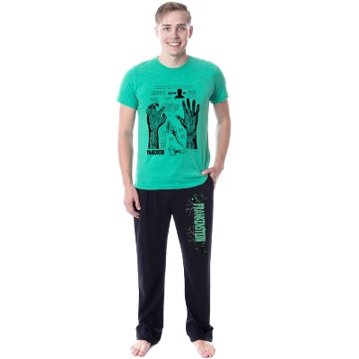 Universal Monsters Mens' Frankenstein Character Halloween Sleep Pajama Set Multicolored 4 Universal Monsters Mens' Frankenstein Character Halloween Sleep Pajama Set Multicolored - Image 4