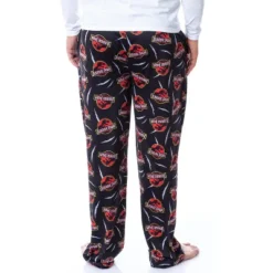 Jurassic Park Mens' Dinosaur Film Logo Scratches Sleep Pajama Pants Black -Pure Wear Store GUEST 5ad7ec01 7c3e 4f16 abd2 3b1a1050c1bf