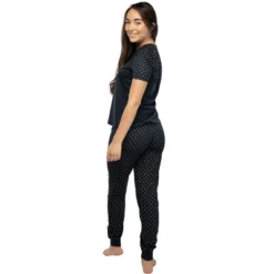 Harry Potter Juniors' H Is For Harry Gryffindor Athletic Jogger Pajama Set Black -Pure Wear Store GUEST 5b04db45 0a41 458a 990f f758857c8848