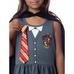 Harry Potter Girls' Gryffindor House Costume Nightgown Pajama Dress Grey -Pure Wear Store GUEST 5c14c738 bbc8 4623 b581 32fa1f83838d