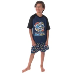 Beyblade Burst Boys' Spinner Tops 2 Piece Shorts And T-Shirt Pajama Set Beyblade - Ace Dragon -Pure Wear Store GUEST 5d292c91 5f9c 4fad 8710 1d958c14461e