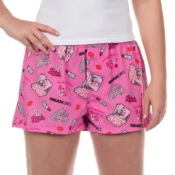 Mean Girls Pajamas Women's So Fetch Burn Book Movie Designs PJ Micro Shorts Pink -Pure Wear Store GUEST 5ec72d70 a54b 4dc3 a3fb 1896aca84d9a