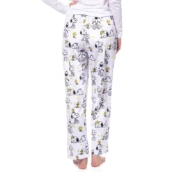 Peanuts Womens' Woodstock Snoopy Characters Friends Sleep Pajama Pants White -Pure Wear Store GUEST 6013bc02 ca97 40db b36f c3b8155f88c3