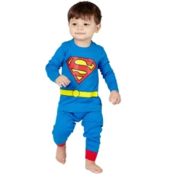 INTIMO Boys' Toddler' Superman Pajama Set