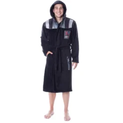 Star Wars Mens Darth Vader Costume Fleece Robe Bathrobe Black 7 Star Wars Mens Darth Vader Costume Fleece Robe Bathrobe Black -Pure Wear Store GUEST 62e03280 80b1 4987 8981 a6943304b411