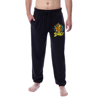 Scooby-Doo Mens' Scooby Shaggy Zoinks! Sleep Jogger Pajama Pants Black 3 Scooby-Doo Mens' Scooby Shaggy Zoinks! Sleep Jogger Pajama Pants Black - Image 3