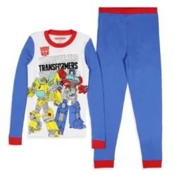 Transformers Boys' Optimus Prime Bumblebee Characters Logo Sleep Pajama Set Multicolored -Pure Wear Store GUEST 6485e96a b718 4c7b a27d c09809b3a6f1