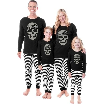 The Goonies Skull Logo Cotton Matching Family Pajama Set For Adults And Kids 3 The Goonies Skull Logo Cotton Matching Family Pajama Set For Adults And Kids - Image 3
