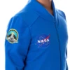 NASA Boys' Meatball One Piece Astronaut Space Suit Pajama Costume Union Suit Blue