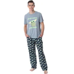 Star Wars Men's The Mandalorian Baby Yoda Grogu Cartoon Sleep Pajama Set Multicolored 9 Star Wars Men's The Mandalorian Baby Yoda Grogu Cartoon Sleep Pajama Set Multicolored -Pure Wear Store GUEST 6885a3e0 15fb 4256 a7f1 06d985f4528e