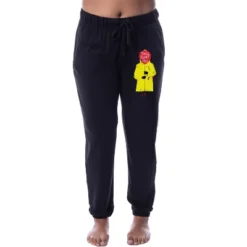 IT The Movie Womens' Distressed You'll Float Too Jogger Sleep Pajama Pants Black -Pure Wear Store GUEST 68b6822f 2c94 4d5d 8271 3933ee6ad954
