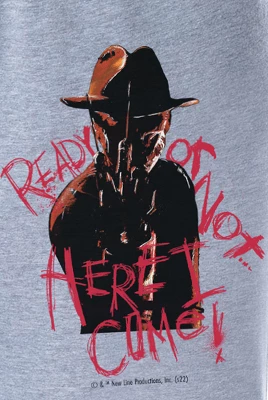 A Nightmare On Elm Street Womens' Freddy Krueger Jogger Sleep Pajama Pants Grey 2 A Nightmare On Elm Street Womens' Freddy Krueger Jogger Sleep Pajama Pants Grey - Image 2