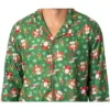 Elf The Movie Mens' Film OMG! Santa! I Know Him! Sleep Pajama Set Green