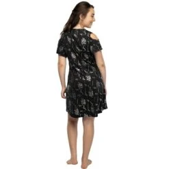 Harry Potter Women's Juniors Up To No Good Cold Shoulder Nightgown 8 Harry Potter Women's Juniors Up To No Good Cold Shoulder Nightgown -Pure Wear Store GUEST 6cff9973 201d 442d 9d62 8250781ae175