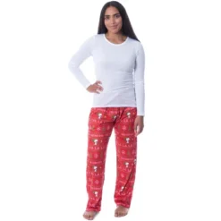Peanuts Womens' Snoopy And Woodstock Ho Ho Ho Ugly Sweater Pajama Pants Red -Pure Wear Store GUEST 6d2b8322 cd14 4556 852d a2f36b52d712