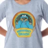 Sesame Street Women's Cookie Monster Midnight Snack Nightgown Pajama Dress Multicolored