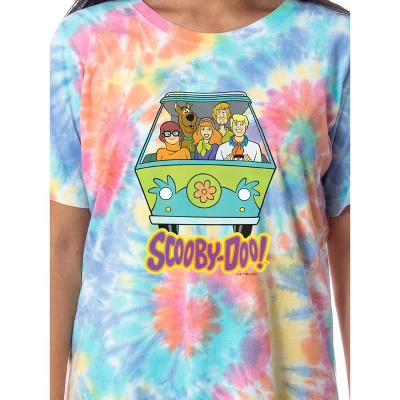 Scooby-Doo Womens' The Gang Mystery Machine Nightgown Sleep Pajama Shirt Multicolored 1 Scooby-Doo Womens' The Gang Mystery Machine Nightgown Sleep Pajama Shirt Multicolored