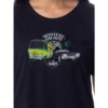 Supernatural Womens' Scoobynatural Mystery Machine Nightgown Pajama Shirt Black