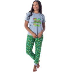 Nickelodeon Women's Teenage Mutant Ninja Turtles 2 Piece Pajama Set Jogger Multicolored -Pure Wear Store GUEST 6f2cc308 68cc 4d47 8834 d9b1327f4cd0