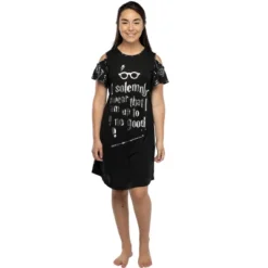 Harry Potter Women's Juniors Up To No Good Cold Shoulder Nightgown 11 Harry Potter Women's Juniors Up To No Good Cold Shoulder Nightgown -Pure Wear Store GUEST 70cf184c aff5 4b84 aa5f 161a64f403e8