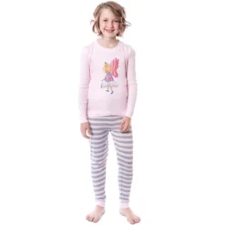 Barbie Girls' Child Fairy Princess Magical Tight Fit Sleep Pajama Set Pink -Pure Wear Store GUEST 71037fa3 c91a 48ae 8fe8 4bad1a04ae19