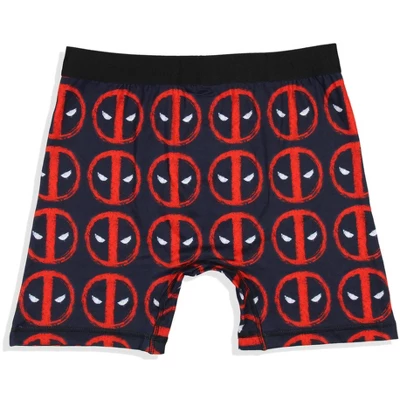 Marvel Mens' 2 Pack Deadpool Cat Symbol Boxers Underwear Boxer Briefs Black 4 Marvel Mens' 2 Pack Deadpool Cat Symbol Boxers Underwear Boxer Briefs Black - Image 4