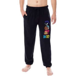DC Comics Teen Titans Go! Mens' Character Sleep Jogger Pajama Pants Black -Pure Wear Store GUEST 722c5196 ee32 4380 b9ff 185071b3d7a4