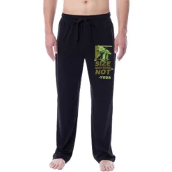 Star Wars Men's Yoda Size Matters Not Character Sleep Pajama Pants Black -Pure Wear Store GUEST 726d8c3a 87da 46ad a832 95f77236ae07